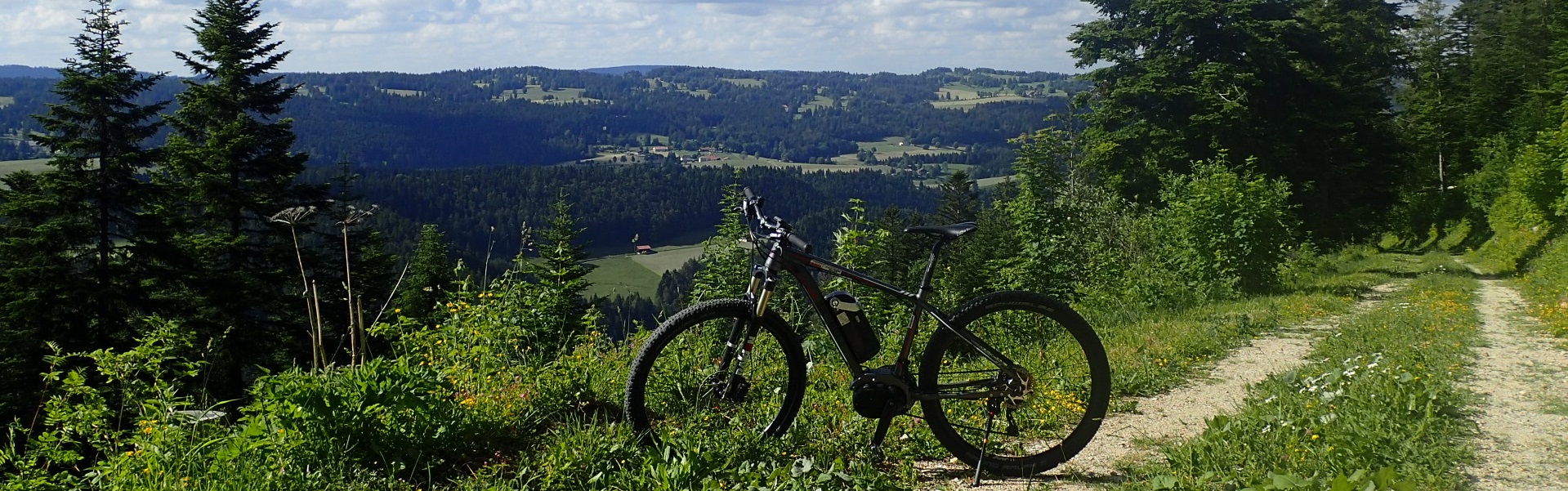 VTT en haut de la Robella